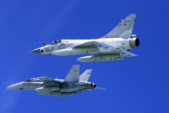 Pitch Black 2014  Hornet - Mirage 2000-9 - foto MD Australia