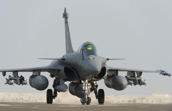 Primeiro ataque Rafale ao EI no Iraque - foto Min Def França