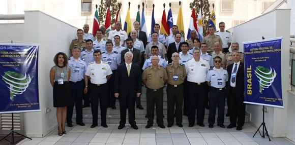 Reunião Unasul VANT regional - foto Ministério da Defesa
