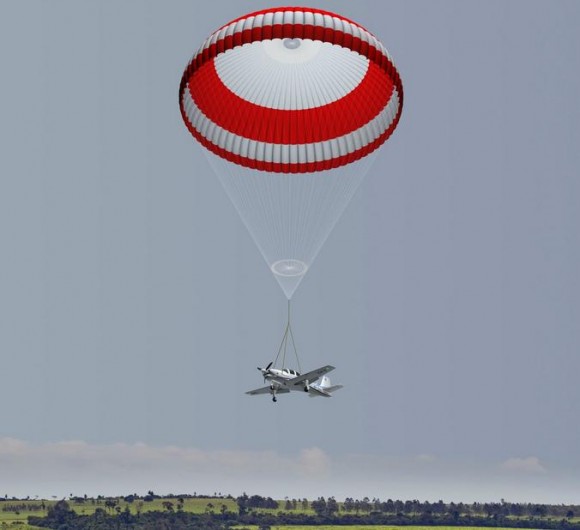 T-Xc - equipado com paraquedas - concepção artística Novaer