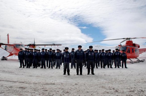 Base Aérea Antártica Pres Eduardo Frei Montalva - troca de comando 26-11-14 - foto 5 FACh