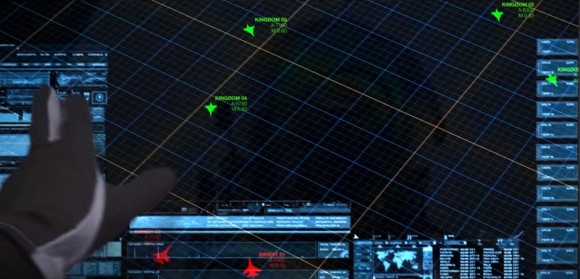 Display tela única em Gripen - cena 2 vídeo promocional Saab