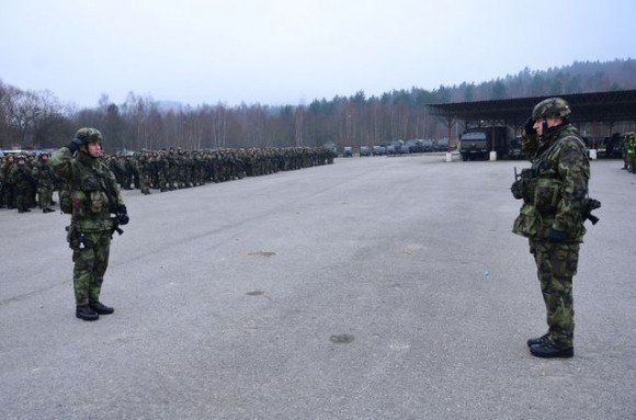 Tropas da quarta brigada na operação Moonrider da OTAN - foto Min Def Rep Tcheca