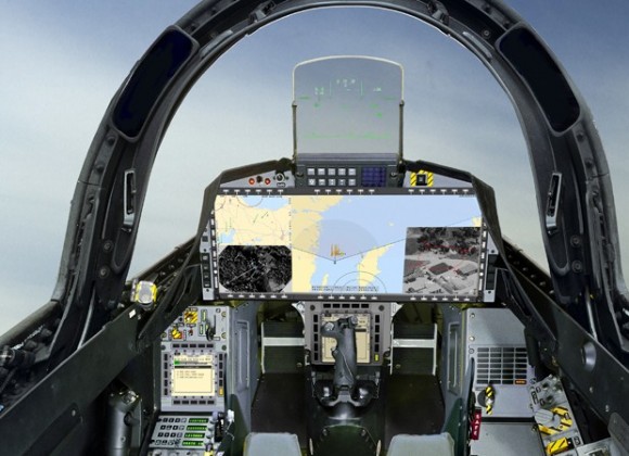 cockpit Gripen NG para o Brasil - imagem Saab via G1