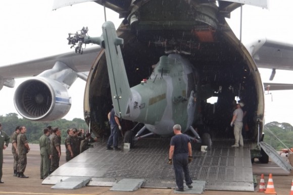 chegada últimos Mi-35 encomendados - foto FAB