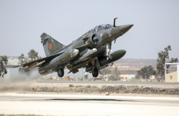 Mirage 2000 na Operação Chammal - foto Min Def França