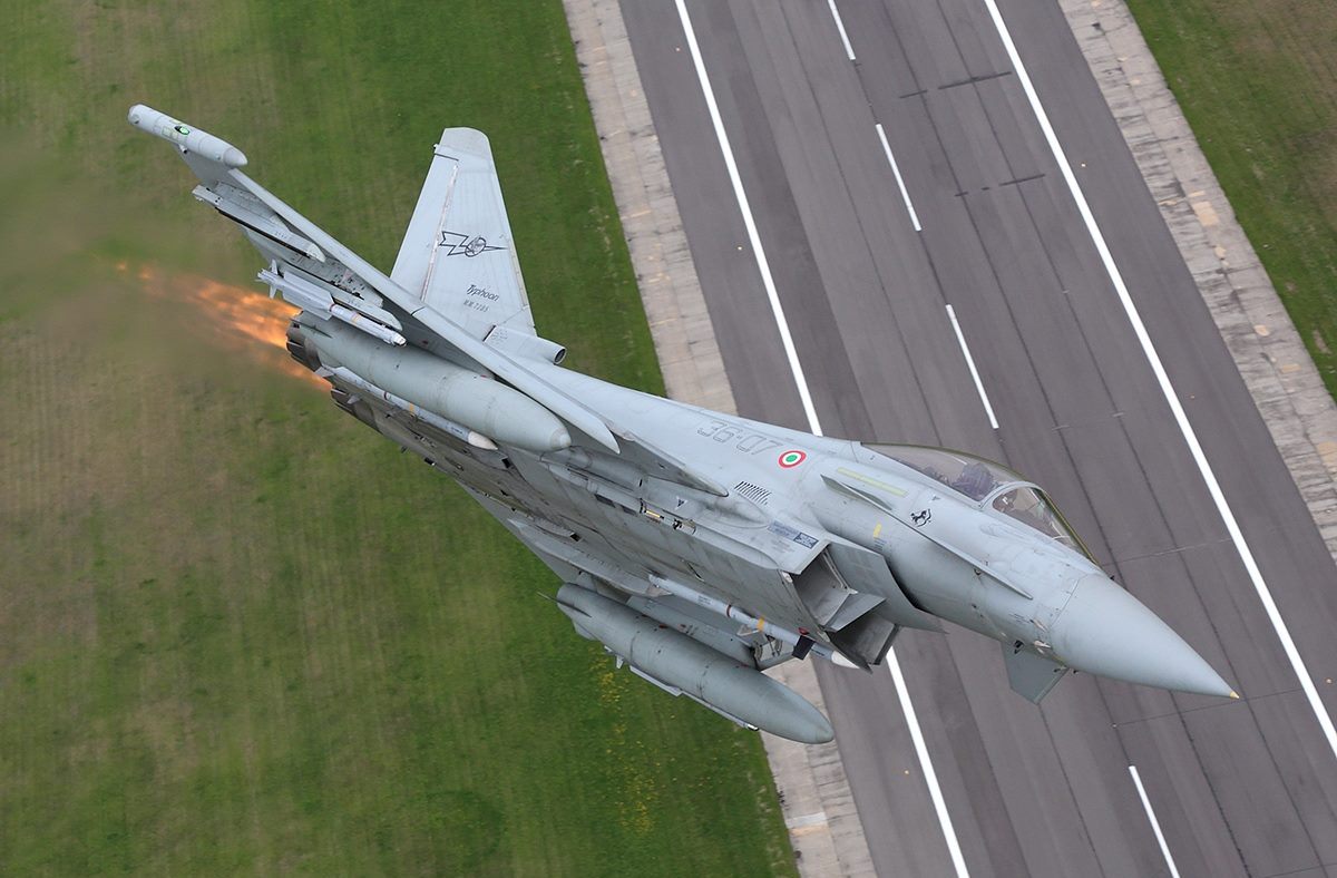 Eurofighter Typhoon - foto Força Aérea Italiana