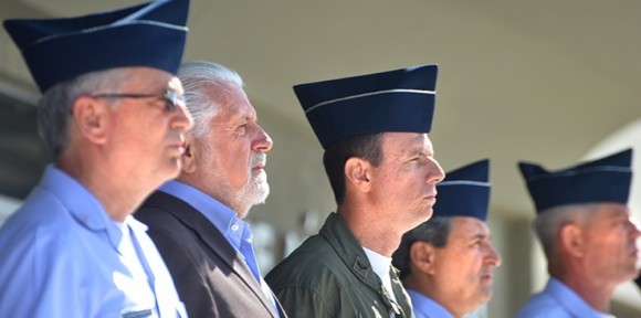 Ministro da Defesa e militares da Aeronáutica em Natal - foto MD - T Sobreira