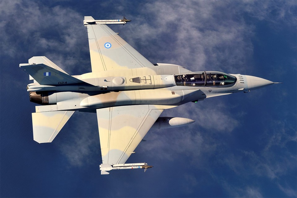 F-16D da Força Aérea Grega