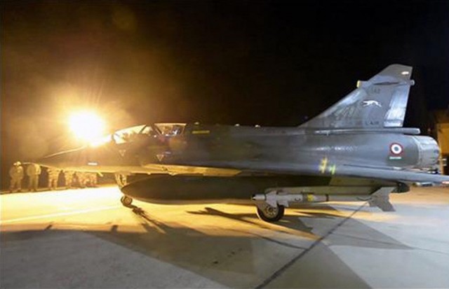 Mirage empregado em missoes contra o Estado Islamico - foto Min Def Franca