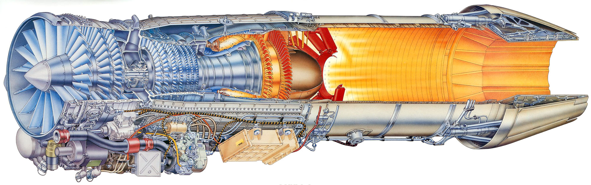 O motor GE F414 é uma evolução do famoso F404