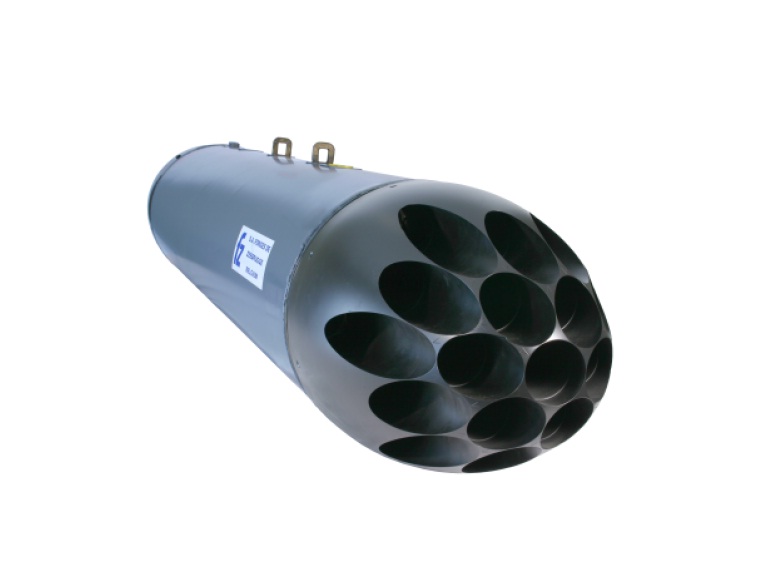 casulo - pod - 19 foguetes - LAU51 - foto FZ