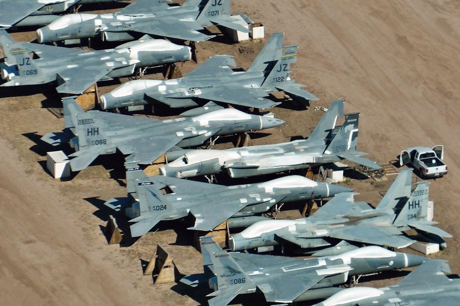 F-15 e F-16 no AMARG -2