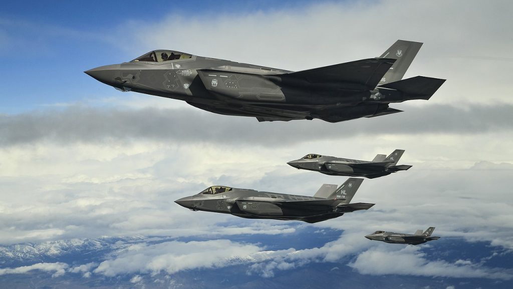 Caças F-35A da USAF