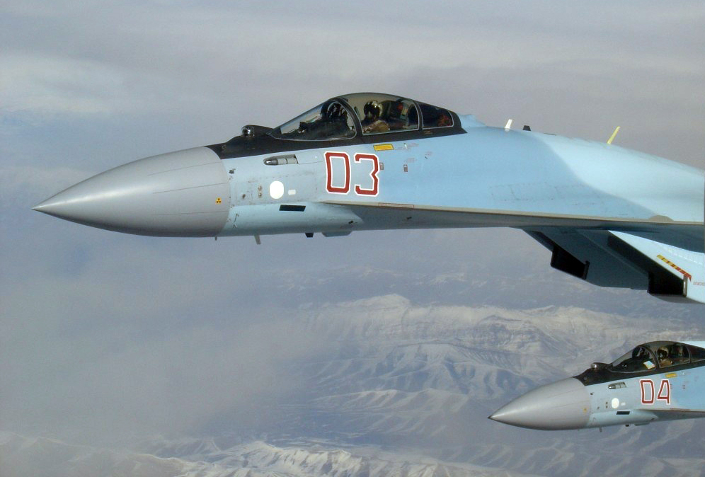 Su-35S sobre a Síria