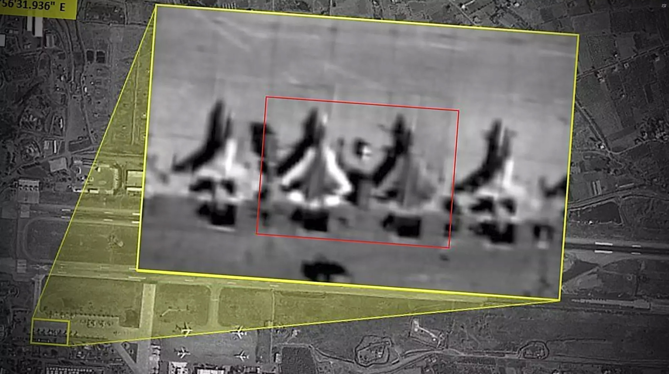 Imagem de satélite mostra dois caças Su-57 na Síria