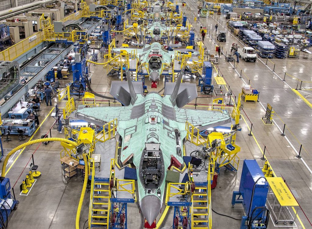 Linha de produÃ§Ã£o do F-35