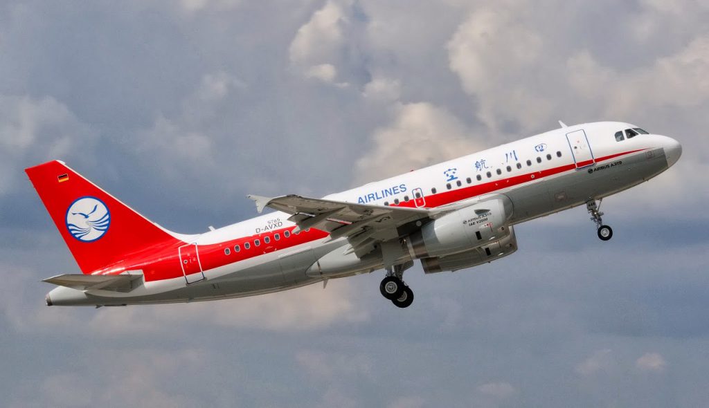 A319 da Sichuan Airlines