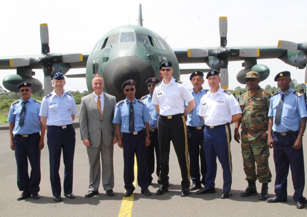 C-130 Hercules doado pelos EUA à Etiópia