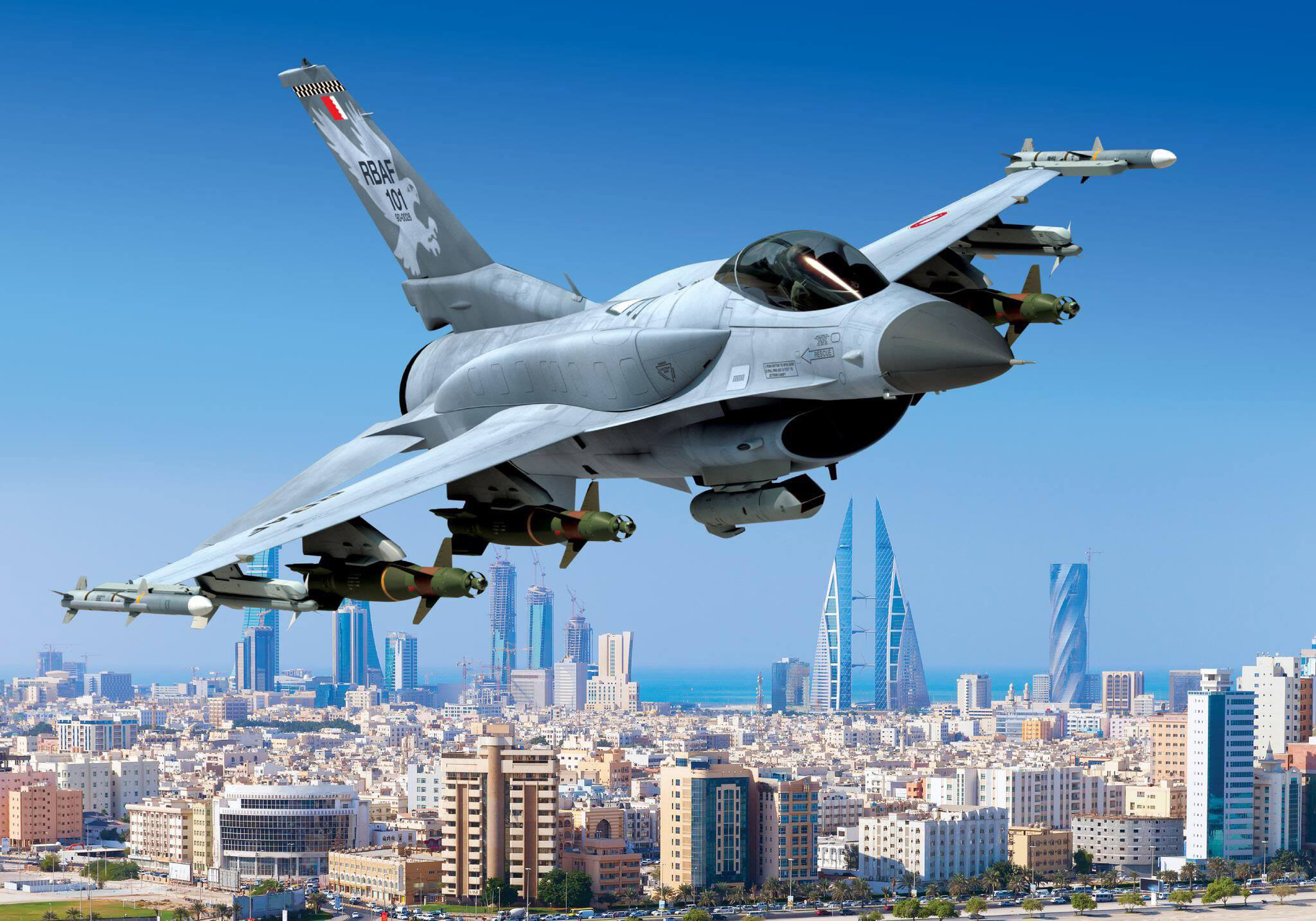 Concepção do F-16V Block 70 de Bahrein