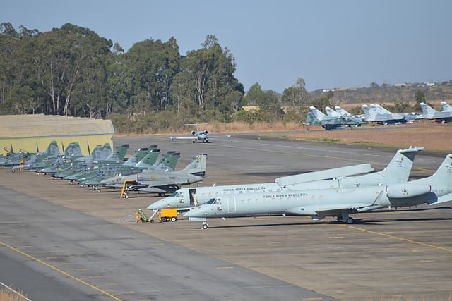 Aeronaves no Exercício Técnico BVR