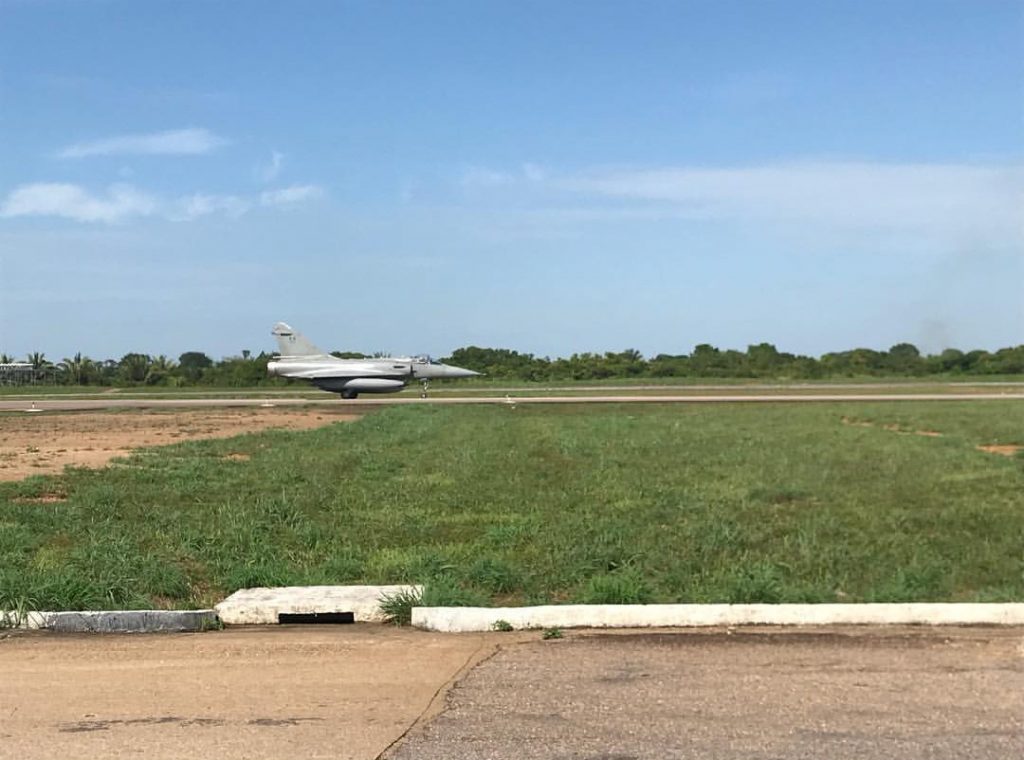 Mirage 2000P fazendo escala em Rondônia