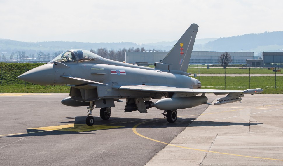 Eurofighter Typhoon na Suíça - Foto Armasuisse