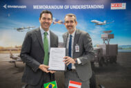 Embraer assina MoU com a AICAT para avançar em cooperação com a indústria aeroespacial da Áustria