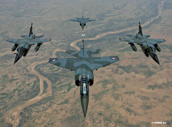 Mirage F1 - Tchad - formação - foto armee de lair