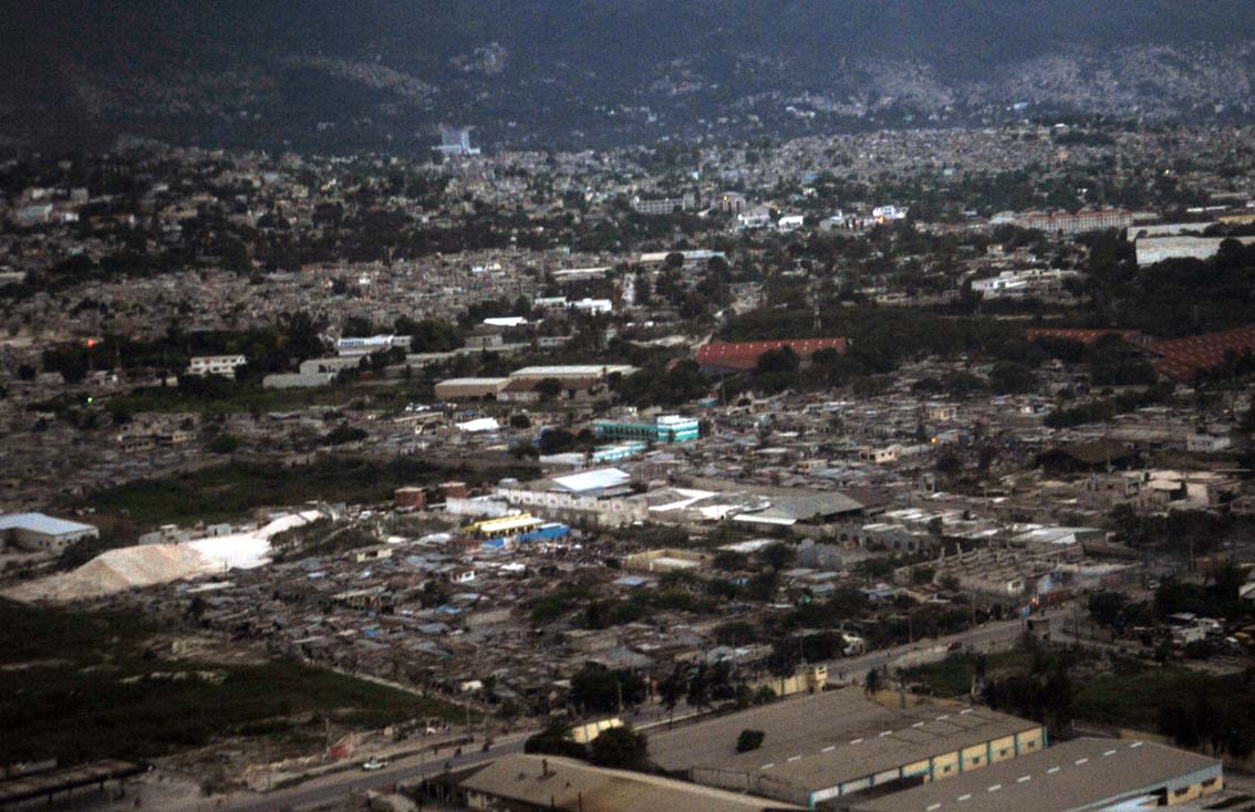 Vista aérea da cidade na chegada do Min da Defesa - foto Agencia Brasil -  Roosewelt Pinheiro
