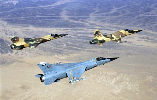 Dassault Mirage F1CJ e F-5E da Jordânia