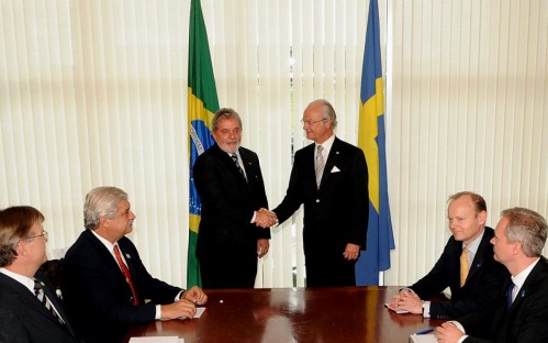 presidente Luiz Inácio Lula da Silva e rei da Suécia, Carl XVI Gustaf - foto W Dias - Agência Brasil
